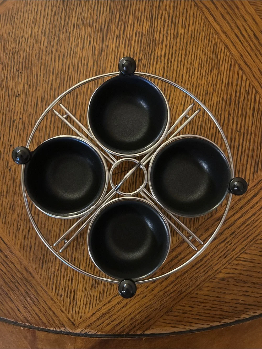 Stainless Steel 4-Cup Egg Poacher Tray